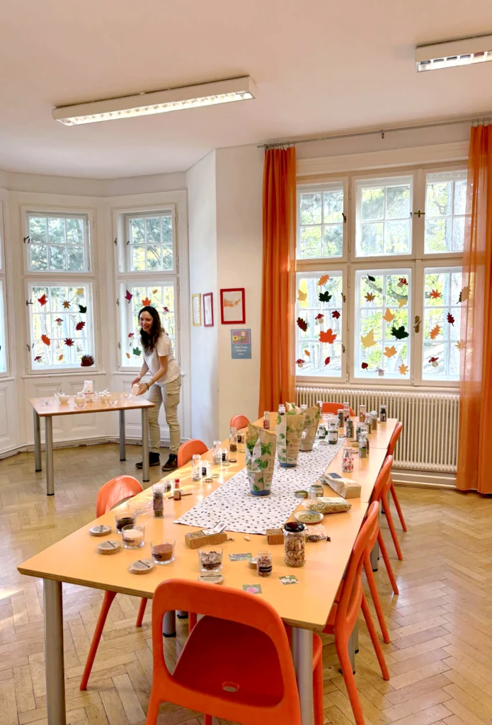 kräuterworkshop in der schule